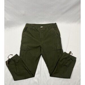 AR SRPLS Vintage Men's Green Cotton Cargo Pants, Made in JAPAN